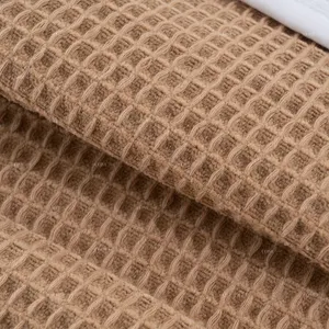 Wafel Deken 108X90 Biologisch Katoen Geweven Custom Chenille Ademend Premium Kwaliteit Gezellige Zachtheid Gooien Bed Deken