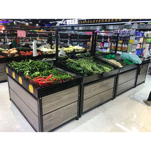 Soporte personalizado para verduras de supermercado Estantes para frutas Estante para verduras Cesta multicapa - Product Image 1