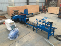 Petite machine de fabrication de briques automatiques en terre cuite rouge, à moteur diesel, pour la production de blocs solides, à vendre
