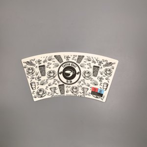 Matière première pour la fabrication de gobelets en papier, gobelets en papier imprimés avec revêtement PE, matière première pour gobelets en papier - Product Image 5