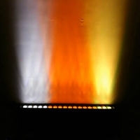 Barre de lumière murale de lavage DMX LED, 4 en 1, 18x12w, lumière de scène, fête, Pixels emballées individuellement pour Dj