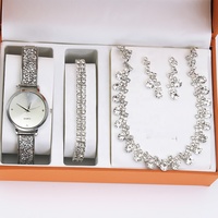 Modieuze Horloge Voor Vrouw Diamant Quartz Horloges Dames Armband Sieraden Set Geschenken Voor Vrouwen Bulk Kopen