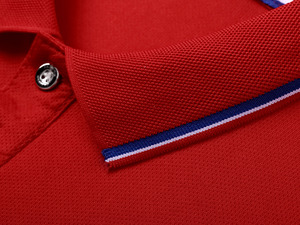 Polo personnalisé à col rabattu, t-shirt court à séchage rapide, 100% Polyester, pour hommes, unisexe - Product Image 3