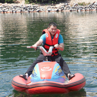 Bateau gonflable de flotteur de piscine avec le bateau gonflable marin de moto de moteur Mini bateau à réaction gonflable pour l'équipement d'activités de l'eau