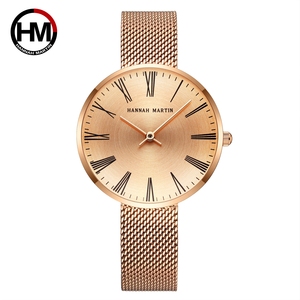 Hannah <span class=keywords><strong>Martin</strong></span> HM-105 <span class=keywords><strong>Little</strong></span> Sun Sen série rétro mode européenne américaine cadran étanche montre alliage bande Style étudiant - Product Image 2