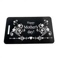 Blechstanzteile UV-Druck Siebdruck DIY Individuelle Metall-Visitenkarte Zinklegierung Eloxiertes Namensschild Rohling