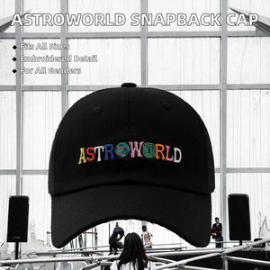 Cappellino da Baseball in Cotone Travis Scott <span class=keywords><strong>Astroworld</strong></span>, Snapback di Alta Qualità, Stile Hip Hop, Design Sportivo a Righe con Lettere per Uomo e Donna - Product Image 3