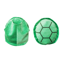 Vente en gros de jouets en peluche en forme de coquille de tortue verte poupée en peluche en forme de coquille de tortue portable