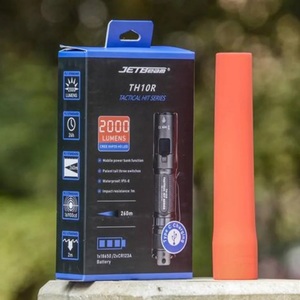 Перезаряжаемый тактический фонарь XHP35 HD 2000 лм с аккумулятором 18650 для кемпинга и самообороны - Jetbeam TH10R - Product Image 6