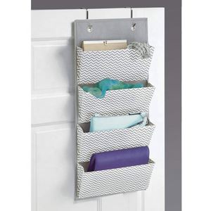 Best Over-the-Door Wire Rack with Hanging Sundries Pocket Organizer Foldable Fabric <b>Storage</b> Bags for Tools Jewelry <b>Shelf</b> <b>Storage</b> - Product Image 4