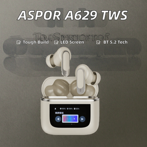 Audífonos Inalámbricos ASPOR A629 TWS con Función ANC, Mini Estéreo, TIPO-C para Teléfonos Inteligentes, Pantalla Digital de Batería - Product Image 2