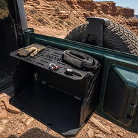 Table de coffre pliable Ford Bronco, support de rangement pour le camping, organisateur de bagages arrière pour les voyages tout-terrain et en expédition
