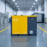 Compresseur d'air à vis intégré sur châssis 37 kW 45 kW tout-en-un 20 bar 30 bar 40 bar pour l'industrie du soufflage de bouteilles PET