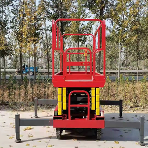 Tự động Mini thủy lực Scissor Lift nền tảng cao tầng 4 mét 6 mét 8 mét phạm vi Pin hoạt động Dịch vụ thiết bị - Product Image 1