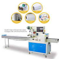 Fournisseur prix de vente emballage pièces de rechange foil flow pack machine d'emballage de bonbons oreiller récolte machine d'emballage pour savon chapati