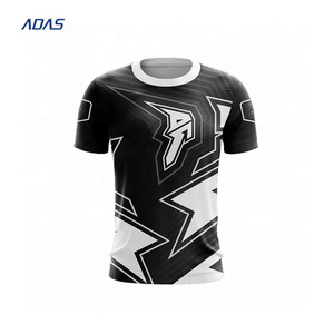 Custom Design Reversible <strong>Gaming</strong> <strong>Tshirt</strong> Factory OEM Manufacture Quick Dry Breathable E-Sports Jersey Unisex Polyester Fabric - Product Image 2