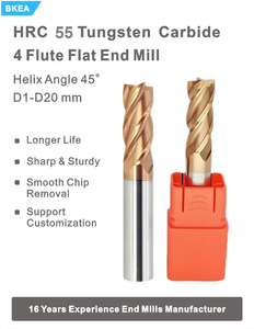 Bkea D20 * 70 * D20 * 150L tungsten carbide nhôm phay công cụ hrc55 phay cắt kim loại máy cắt CNC công cụ - Product Image 4