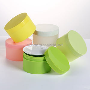 Pots en PP à double paroi 100g 150g pour <span class=keywords><strong>crème</strong></span> contour des yeux, lotion, soin <span class=keywords><strong>visage</strong></span>, cheveux, peau, gommage – Contenant cosmétique en plastique - Product Image 6