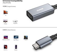 Adaptateur USB C vers HD MI BENFEI (lot de 2) - Adaptateur USB Type-C vers HD MI compatible Thunderbolt 3/4