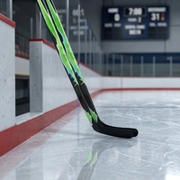 Fabriqué en Chine, bâton de hockey sur glace de haute qualité 100% fibre de carbone, résistant à l'usure, P28/P92, ultra léger, 380g, avec flexibilité 20-105