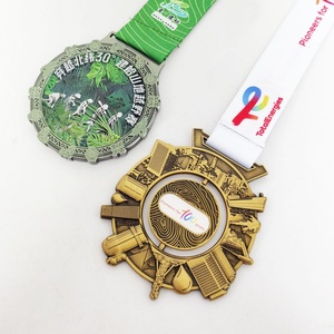 Fabricante de Medallas Oneway, Diseña Tu Propio Logotipo, Medalla de Oro 3D en Blanco, Medalla de Maratón, Medallas Deportivas de Metal Personalizadas - Product Image 3