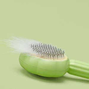 Cepillo y Peine de Masaje Ecológico para Gatos, Perros y Animales Pequeños, Diseño de Calabaza, Plástico Reutilizable, para Eliminar el Pelo - Product Image 3