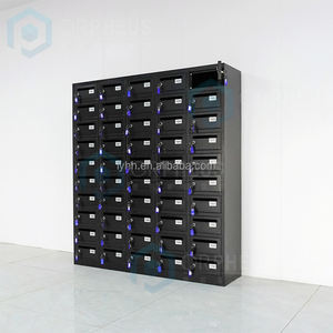 Boîte aux lettres murale en métal durable pour l'extérieur avec serrure à clé, casier sécurisé pour la réception des lettres et des services postaux - Product Image 2