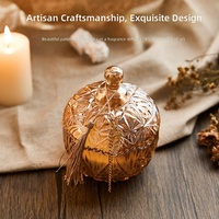 Ensemble cadeau de bougies aromatiques en cire de soja faites à la main, dans un bocal en verre, bougie parfumée, décoration de luxe pour la maison, cadeau de mariage, cadeau d'anniversaire