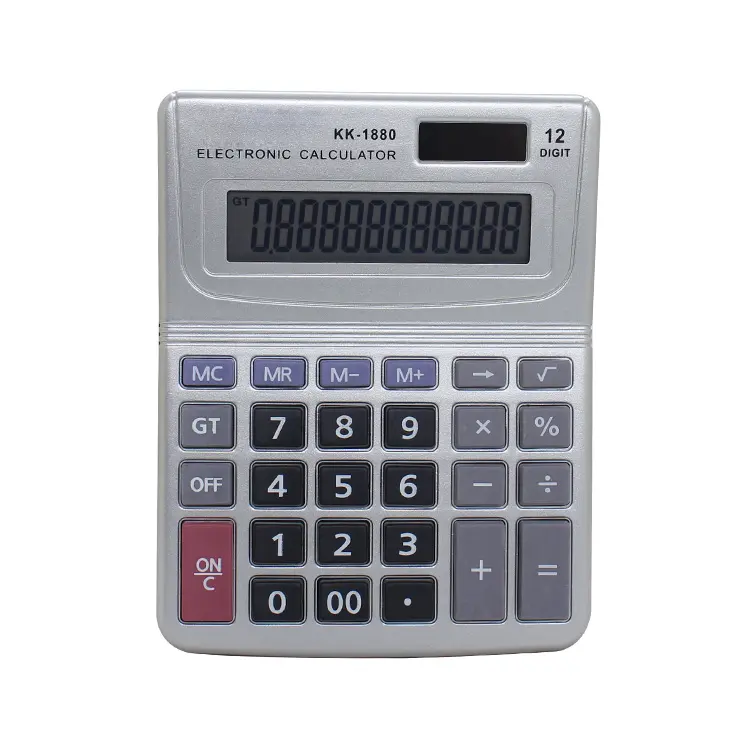 Business Office Large Size Calculator 12 Digit Display Electronic Desktop Calculator