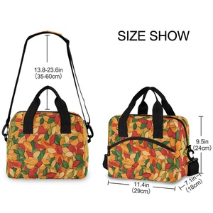 Customized Portable Lunch Box Travel Picnic Canvas Lunch Insulated Cooler Bag Durable Cotton Cooler Bags - Product Image 3