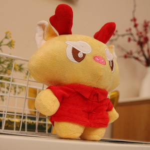 Peluche de petit crocodile de dessin animé, divers porte-clés animaux en peluche - Product Image 4