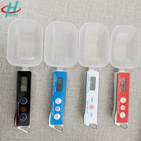 Cuillère-balance de cuisine électronique numérique à double plage en acier inoxydable 1 kg 100 g/0,01 g-500 g/0,1 g