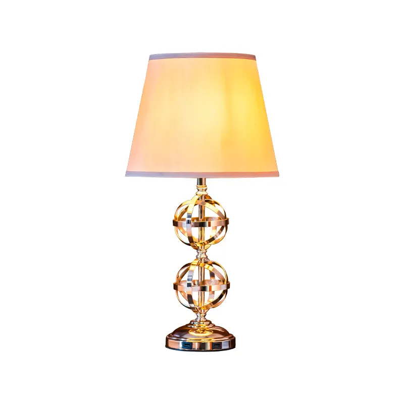 Gold metal table light with fabric lampshade 3 way dimmable touch control nordic 60cm table lamp with dual usb port for bedroom