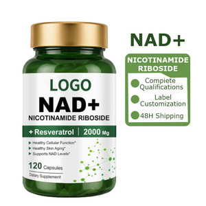 อาหารเสริม NAD เรสเวอราทรอลแบบลิโปโซมที่ดีที่สุด สมุนไพรสำหรับผู้ชาย อาหารเสริม NAD แบบแคปซูลฉลากส่วนตัว อาหารเสริม NAD เรสเวร่าทรอลที่ดีที่สุด - Product Image 1