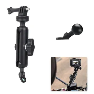 <span class=keywords><strong>Support</strong></span> de fixation pour caméra d'action sur guidon de <span class=keywords><strong>moto</strong></span>/vélo, <span class=keywords><strong>support</strong></span> de rétroviseur 360° pour caméra <span class=keywords><strong>GoPro</strong></span> - Product Image 1
