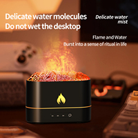 Machine électrique d'humidificateur de parfum d'air Volcano Blast Flame Lava Crack Little Portable Desk Essential Oil Aroma Diffuser