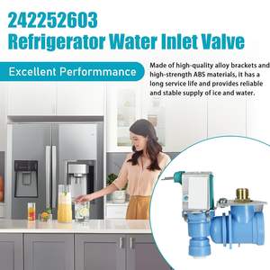 242252603 Válvula de entrada de agua para nevera, Frigi daire Elec trolux Ken more, reemplaza AP5671756, 241803703, 241803701 - Product Image 6