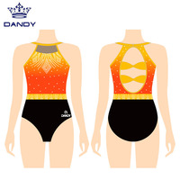 Vente en gros de justaucorps de gymnastique sans manches pour adultes et filles avec sublimation personnalisée justaucorps de gymnastique sexy en spandex pour la danse