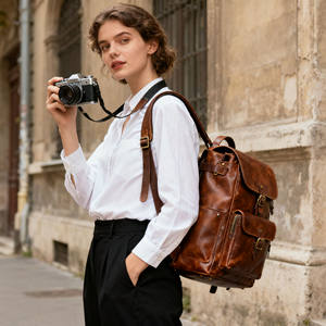 יצרן מותאם אישית נחמד משובח של נשים הבציר פרמיה שחור טבעוני דמוית עור מצלמה dslr מצלמה - Product Image 3