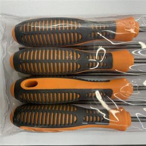 Jeu de tournevis 7 pièces isolés, confortables, avec manche en plastique, multi-usages, orange, en boîte, OEM, 6*125mm, pour usage domestique - Product Image 5