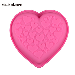 แม่พิมพ์<span class=keywords><strong>เค้ก</strong></span>ซิลิโคนรูปหัวใจ SILIKOLOVE ผลิตตามสั่ง ได้รับมาตรฐาน LFGB แพลตตินัม ไม่ติดกระทะ ปลอดสาร BPA - Product Image 4