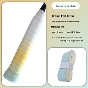Fita Adesiva para Raquete de Badminton em Três Cores, Fita Plana Absorvente de Suor, Envoltório para Raquete de Tênis, Envoltório para Cabo de Bicicleta e Vara de Pesca - Product Image 5