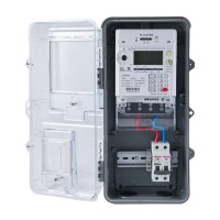 Boîtier de Compteur Monophasé Transparent en PC, Verrouillable, pour Compteur d'Énergie, Utilisation Extérieure/Intérieure, Boîtier de Distribution en Plastique Futurise