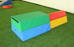 Thiết Bị Tập Thể Dục Dụng Cụ Thể Dục Dụng Cụ Thể Dục Dụng Cụ Nhảy Qua Lưng Ngựa Pommel Kết Hợp Bọt Hình Thang - Product Image 4