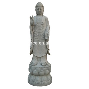 Estatua de Buda de piedra de jardín, templo tallado a mano profesional, venta - Product Image 1