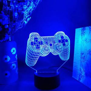 Telecomando con logo PS4 16 luce notturna a led in acrilico che cambia colore - Product Image 3