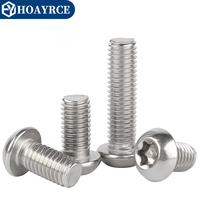 Vis de sécurité Torx en acier inoxydable 304 avec goupille, vis à tête bouton anti-effraction M2-M10