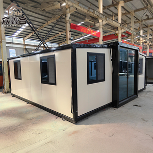 Casa Container Espandibile da 20 Piedi in Acciaio con <span class=keywords><strong>Pannelli</strong></span> <span class=keywords><strong>Sandwich</strong></span>, Prefabbricata Modulare Moderna per Eventi Mondiali e Calcistici, Uffici e Parchi - Product Image 3