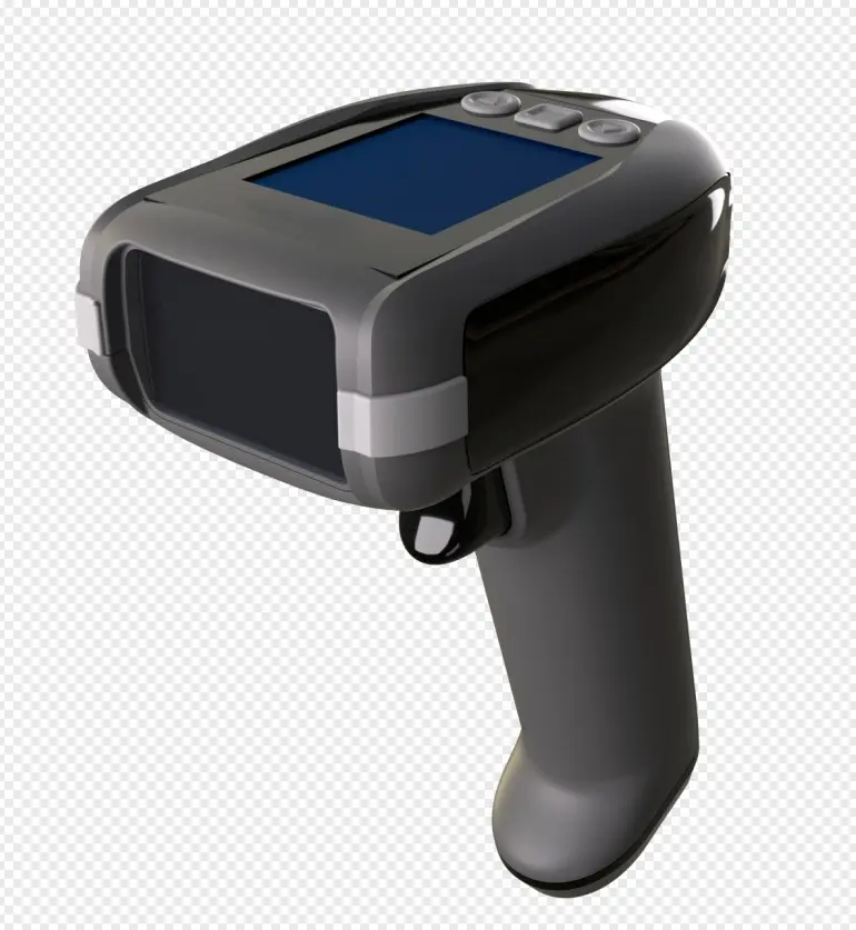 ATP Offre Spéciale portable sans fil avec écran LCD et berceau 2.4G BT Qr Code lecteur de codes à barres 2D Scanner de codes à barres pour dépôt