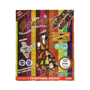 Ensemble de cônes de henné multicolores traditionnels, pâte lisse prête à l'emploi pour les mariages, les festivals et la création d'art corporel - Product Image 6